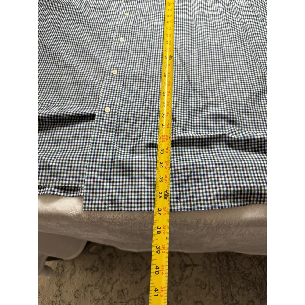 Polo‎ Ralph Lauren 3XLT Green Gingham Stretch Button Down Shirt NEW Big & Tall